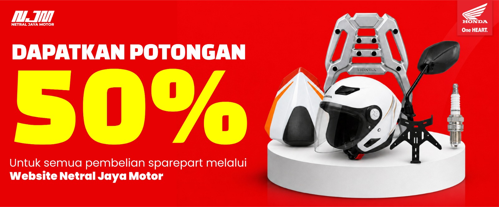 Diskon Sparepart Honda Hingga 50% | Sparepart Original Honda - Netral Jaya Motor