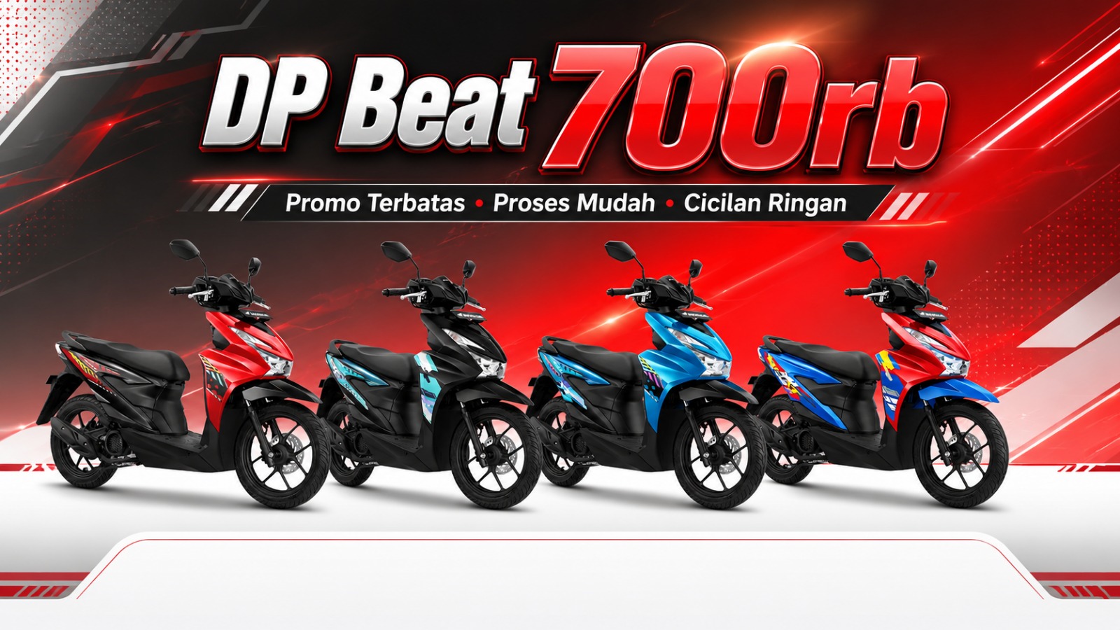 Promo Honda Beat DP Mulai Rp700 Ribuan di Dealer Honda Netral Jaya Motor